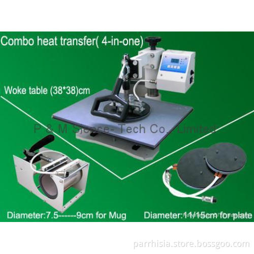 Combo heat transfer(4-in-one machine )